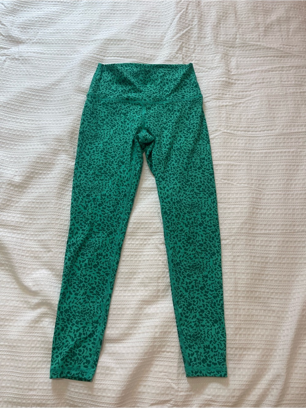 FLEO Buttery Soft Green Leopard Leggings